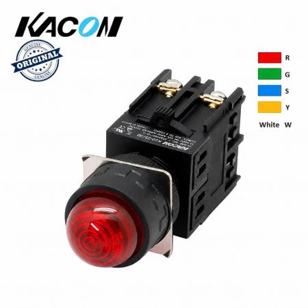 Nút nhấn mặt tròn K22-27G RF KACON